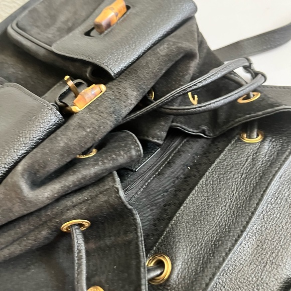 Gucci bamboo vintage backpack - Picture 6 of 11